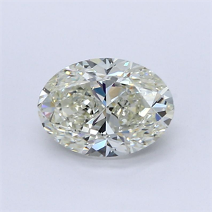 Picture of Natural Diamond 1.50 Carats, Oval with  Cut, K Color, VVS1 Clarity and Certified by GIA