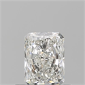 Natural Diamond 0.50 Carats, Radiant with  Cut, J Color, SI1 Clarity and Certified by GIA