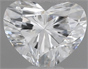 Natural Diamond 0.41 Carats, Heart with  Cut, E Color, VS1 Clarity and Certified by IGI