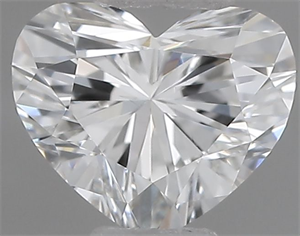 Foto Diamante Natural 0.41 quilates, Corazón , Color E, claridad VS1 y certificado IGI de