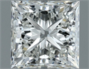 Natural Diamond 1.00 Carats, Princess with  Cut, H Color, VVS1 Clarity and Certified by IGI