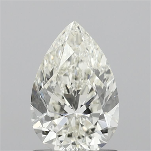 Picture of Natural Diamond 1.01 Carats, Pear with  Cut, I Color, VVS1 Clarity and Certified by IGI