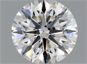 Natural Diamond 0.41 Carats, Round with Excellent Cut, E Color, SI2 Clarity and Certified by GIA
