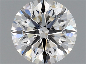 Picture of Natural Diamond 0.41 Carats, Round with Excellent Cut, E Color, SI2 Clarity and Certified by GIA