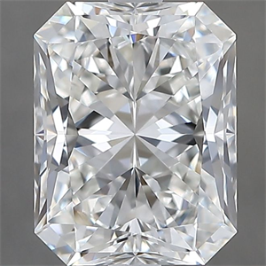 Picture of Natural Diamond 2.51 Carats, Radiant with  Cut, G Color, VVS2 Clarity and Certified by GIA