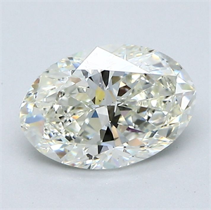 Picture of Natural Diamond 1.40 Carats, Oval with  Cut, J Color, VS1 Clarity and Certified by GIA