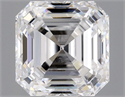 Natural Diamond 1.02 Carats, Asscher with  Cut, D Color, VS2 Clarity and Certified by GIA