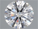 Lab Grown Diamond 1.10 Carats, Round with Ideal Cut, D Color, VS1 Clarity and Certified by IGI