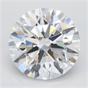 Lab Grown Diamond 2.46 Carats, Round with Ideal Cut, D Color, IF Clarity and Certified by IGI