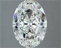 Diamante Natural 2.50 quilates, Ovalado , Color G, claridad VVS2 y certificado IGI