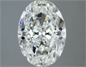 Diamante Natural 2.50 quilates, Ovalado , Color G, claridad VVS2 y certificado IGI