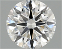 Lab Grown Diamond 1.47 Carats, Round with Ideal Cut, E Color, VS2 Clarity and Certified by IGI