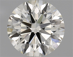 Picture of Natural Diamond 0.76 Carats, Round with Excellent Cut, L Color, IF Clarity and Certified by GIA
