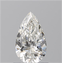 Natural Diamond 0.80 Carats, Pear with  Cut, G Color, SI1 Clarity and Certified by GIA