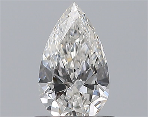 Foto Diamante Natural 0.53 quilates, De pera , Color F, claridad SI1 y certificado GIA de