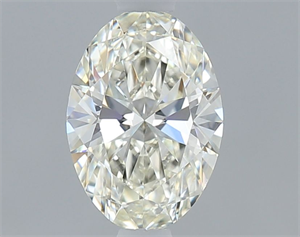 Picture of Natural Diamond 0.53 Carats, Oval with  Cut, K Color, VVS1 Clarity and Certified by GIA