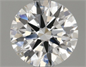 Lab Grown Diamond 1.13 Carats, Round with Ideal Cut, D Color, VS1 Clarity and Certified by IGI