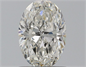 Natural Diamond 0.80 Carats, Oval with  Cut, G Color, VVS2 Clarity and Certified by GIA