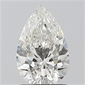 Natural Diamond 1.20 Carats, Pear with  Cut, H Color, SI2 Clarity and Certified by GIA