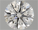 Natural Diamond 0.76 Carats, Round with Excellent Cut, J Color, VVS1 Clarity and Certified by GIA