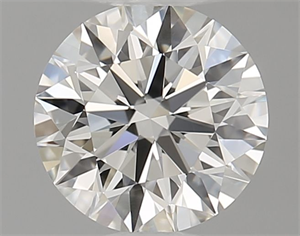 Picture of Natural Diamond 0.76 Carats, Round with Excellent Cut, J Color, VVS1 Clarity and Certified by GIA