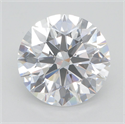 Lab Grown Diamond 4.03 Carats, Round with Excellent Cut, E Color, IF Clarity and Certified by GIA