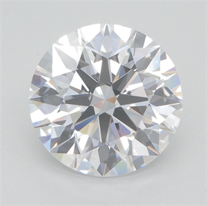 Picture of Lab Grown Diamond 4.03 Carats, Round with Excellent Cut, E Color, IF Clarity and Certified by GIA