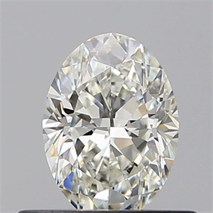 Picture of Natural Diamond 0.50 Carats, Oval with  Cut, J Color, VVS1 Clarity and Certified by GIA