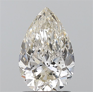 Picture of Natural Diamond 1.50 Carats, Pear with  Cut, J Color, SI2 Clarity and Certified by GIA