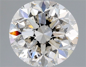 Foto Diamante Natural 0.90 quilates, Redondo , Color G, claridad SI2 y certificado HRD de