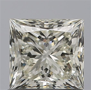 Picture of Natural Diamond 0.91 Carats, Princess with  Cut, I Color, VS1 Clarity and Certified by IGI