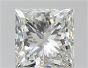 Natural Diamond 1.06 Carats, Princess with  Cut, I Color, VS1 Clarity and Certified by GIA