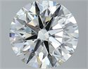 Diamante Natural 3.04 quilates, Redondo , Color H, claridad SI1 y certificado GIA