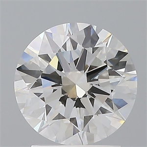 Picture of Lab Grown Diamond 2.05 Carats, Round with Ideal Cut, E Color, VVS2 Clarity and Certified by IGI