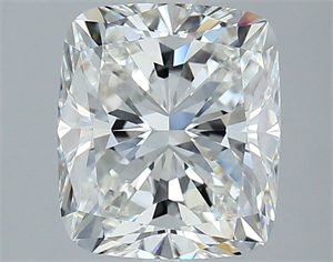 Foto Diamante Natural 3.40 quilates, Del cojín , Color G, claridad VS2 y certificado GIA de