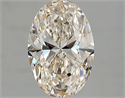 Natural Diamond 2.00 Carats, Oval with  Cut, K Color, VVS2 Clarity and Certified by GIA