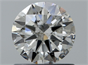Natural Diamond 0.70 Carats, Round with Very Good Cut, H Color, SI2 Clarity and Certified by GIA