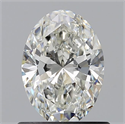 Diamante Natural 0.70 quilates, Ovalado , Color H, claridad VVS2 y certificado GIA
