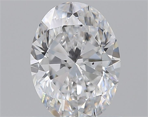 Picture of Natural Diamond 0.72 Carats, Oval with  Cut, D Color, SI1 Clarity and Certified by GIA