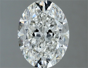 Picture of Natural Diamond 1.50 Carats, Oval with  Cut, H Color, SI1 Clarity and Certified by GIA
