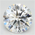 Lab Grown Diamond 3.04 Carats, Round with Ideal Cut, D Color, IF Clarity and Certified by IGI
