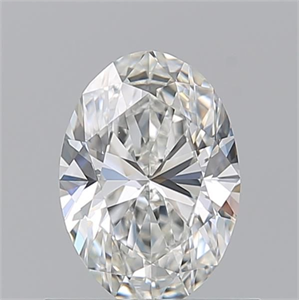 Picture of Natural Diamond 0.71 Carats, Oval with  Cut, G Color, IF Clarity and Certified by GIA