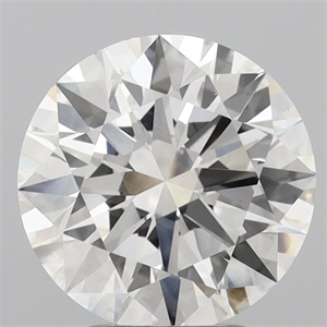 Picture of Lab Grown Diamond 3.50 Carats, Round with Ideal Cut, F Color, VS1 Clarity and Certified by IGI
