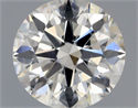 Natural Diamond 0.71 Carats, Round with Excellent Cut, J Color, SI2 Clarity and Certified by GIA