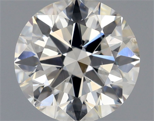Picture of Natural Diamond 0.71 Carats, Round with Excellent Cut, J Color, SI2 Clarity and Certified by GIA