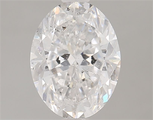 Picture of Natural Diamond 1.71 Carats, Oval with  Cut, D Color, SI2 Clarity and Certified by GIA