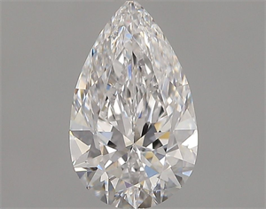 Picture of Natural Diamond 0.74 Carats, Pear with  Cut, D Color, VVS1 Clarity and Certified by GIA