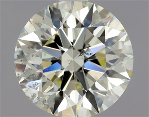Picture of Natural Diamond 1.30 Carats, Round with Excellent Cut, N Color, SI2 Clarity and Certified by GIA
