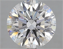 Lab Grown Diamond 3.21 Carats, Round with Ideal Cut, D Color, IF Clarity and Certified by IGI