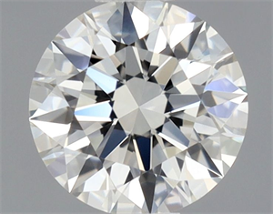 Picture of Natural Diamond 0.45 Carats, Round with Excellent Cut, H Color, VS1 Clarity and Certified by GIA